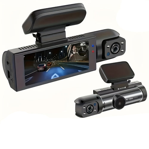 LUXEEssential ™  1080P Dual-Lens Car Dash Cam with Night Vision