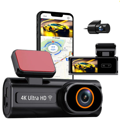 LUXEPremium™ 4K Dual Lens Dash Cam with Night Vision