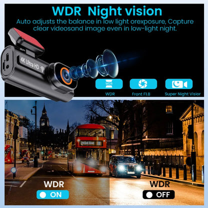 LUXEPremium™ 4K Dual Lens Dash Cam with Night Vision