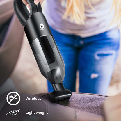 LUXEAir™ Dual-Purpose Car & Handheld Vacuum Bundle – USB Rechargeable Cordless & Car Vacuum Cleaner Set